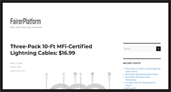 Desktop Screenshot of fairerplatform.com
